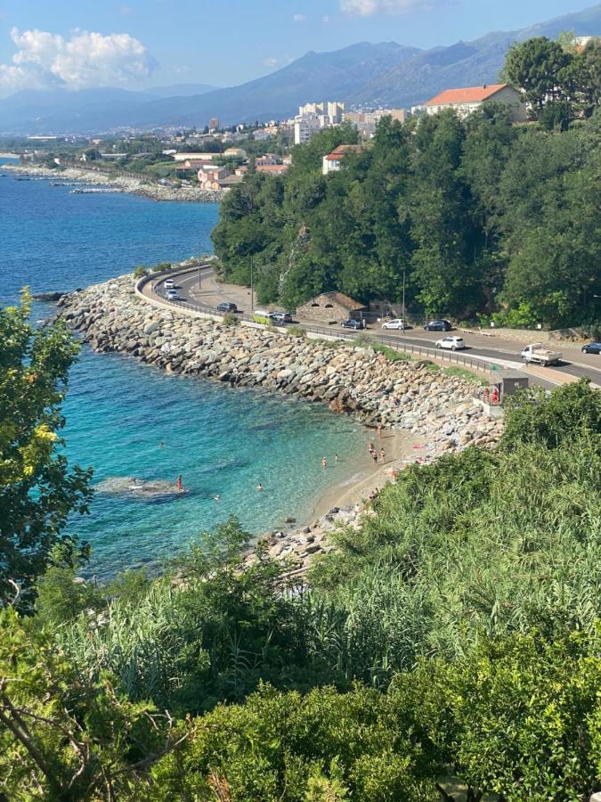 Appartement Vue Mer Et Iles Italiennes Bastia  Exterior photo